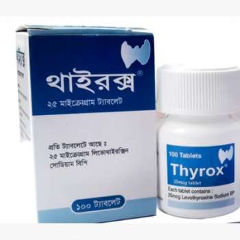Thyrox 25 mcg Tablet 1 Pot