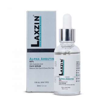 Laxzin | Alpha Arbutin 02% With Hyaluronic Acid Face Serum | 30ml