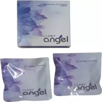 Cupid Angel Lubricated Female Condom 1 Packet