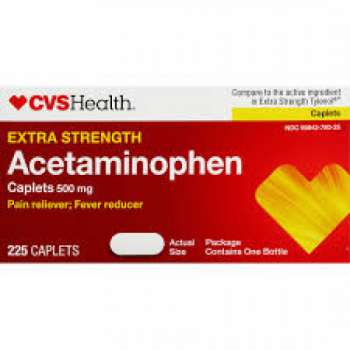 CVS Health Extra Strength Acetaminophen Pain Reliever & Fever Reducer | 500mg Caplets