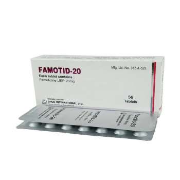 Famotid 20mg Tablet