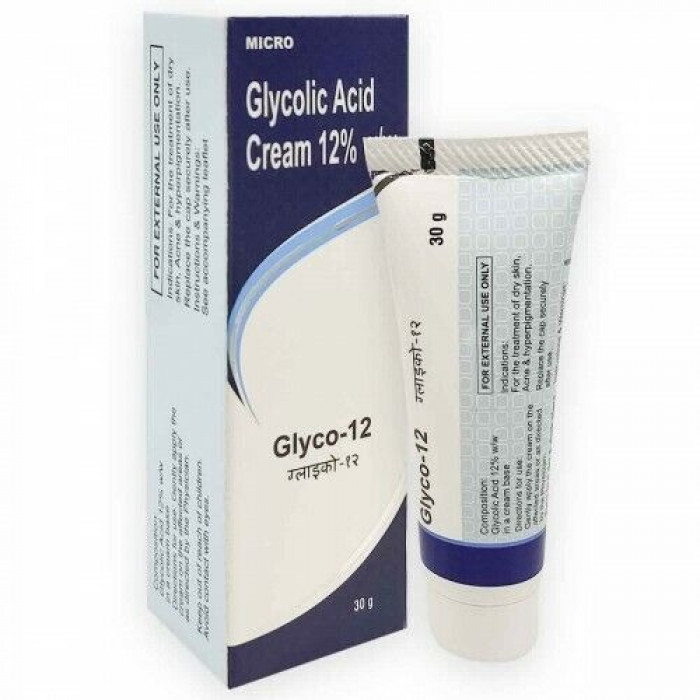 Glyco-12 Glycolic Acid Cream, 12% W/W, 30G