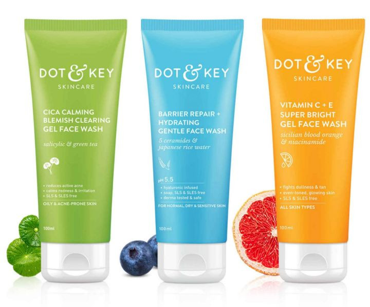 Dot and Key Cica Calming Blemish Clearing Gel Face Wash 100ml - Buy Online in Bangladesh | ePharma