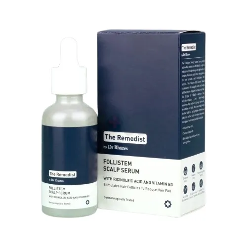 The Remedist by Dr Rhazes Follistem Scalp Serum 50ml (with Ricius Communis & Vitamin B3) - Buy Online in Bangladesh | ePharma