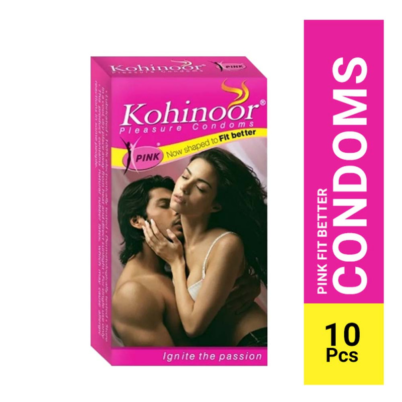 Kohinoor Pink Fit Better Condom 10's Pack - Buy Online in Bangladesh | ePharma