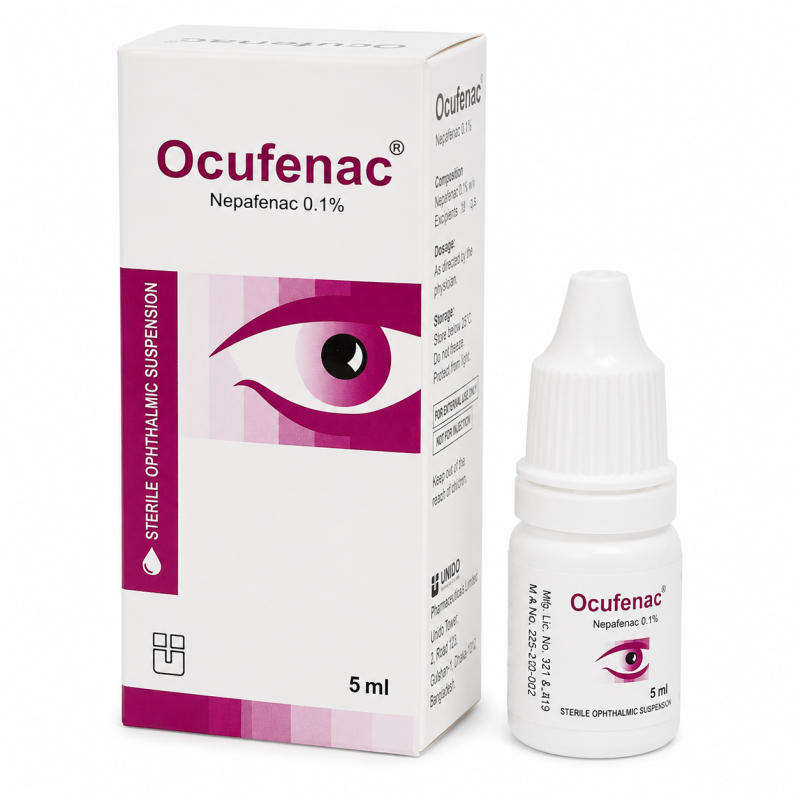 Ocufenac 0.1% Eye Drops - Buy Online in Bangladesh | ePharma