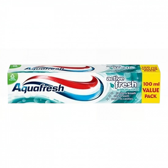 Aquafresh Active Fresh With Menthol Toothpaste 100ml