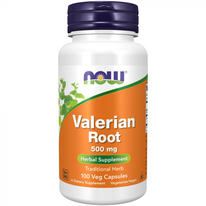 NOW Foods Valerian Root 500 mg, 100 Veg Capsules | USA Made