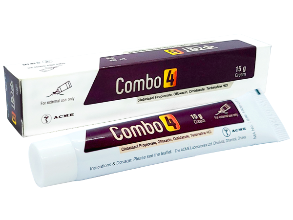 Combo 4 Cream | 0.05%+0.75%+2%+1% - Buy Online in Bangladesh | ePharma