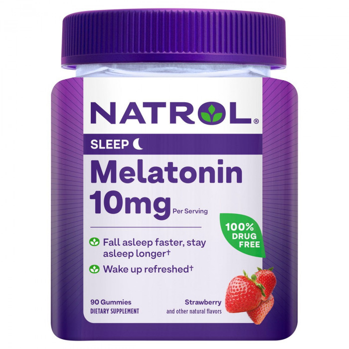 Natrol Melatonin 10mg, 90 Gummies | USA
