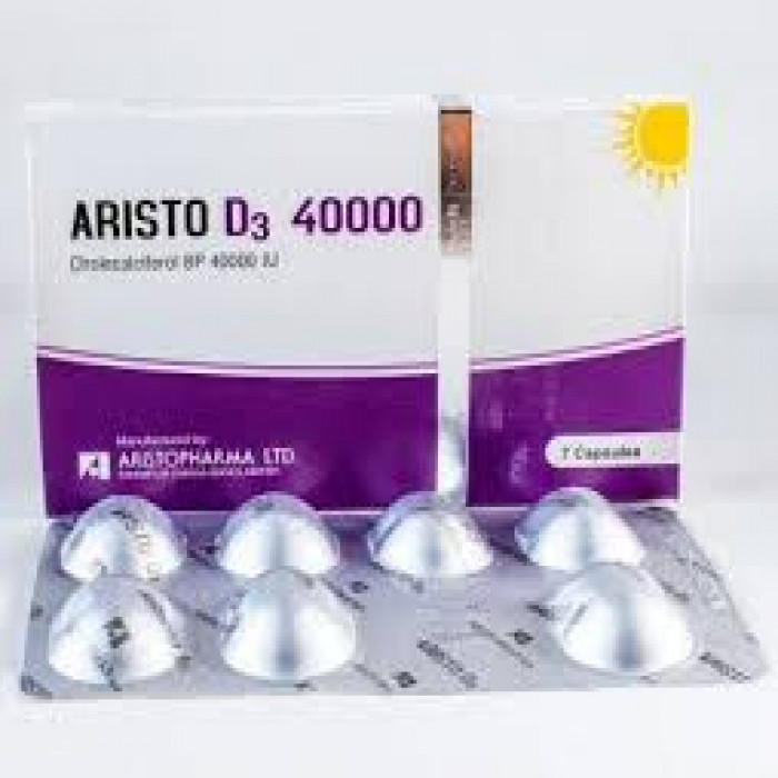 Aristo D3 40000IU Capsule 7pcs