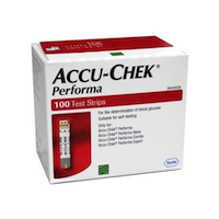 Accu-Chek Performa Blood Glucose Test Strips - 100pcs
