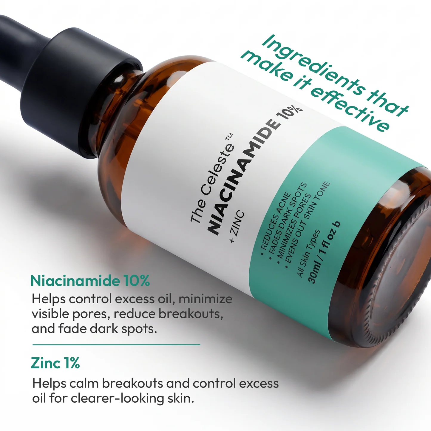 The Celeste Niacinamide 10%+Zinc Serum 30ml - Buy Online in Bangladesh | ePharma