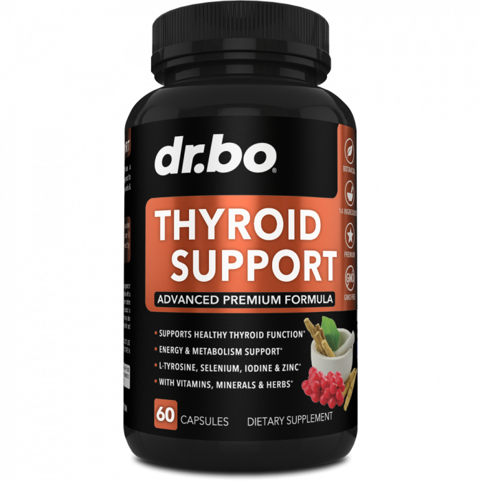dr.bo Thyroid Support, 60 Capsules | USA