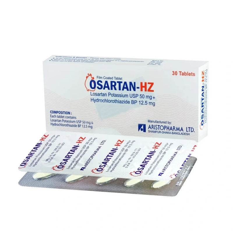 Osartan HZ 12.5/50 Tablet - Buy Online in Bangladesh | ePharma
