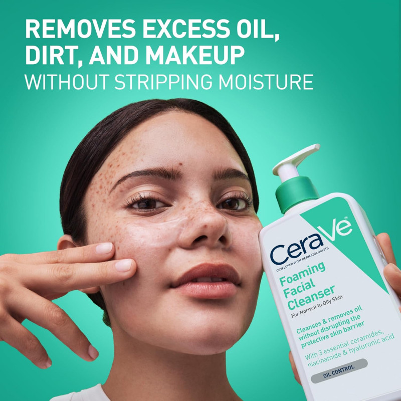 CeraVe Foaming Cleanser For Normal To Oily Skin 237ml | USA - Buy Online in Bangladesh | ePharma