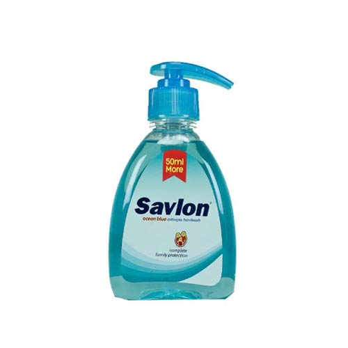 Savlon Handwash Liquid pump, Ocean Blue, 250ml