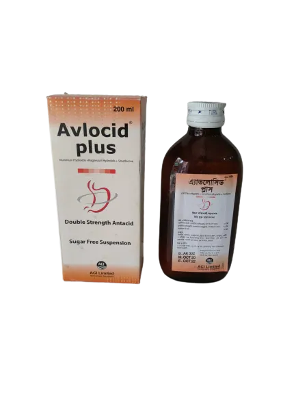 Avlocid Plus Oral Suspension 200ml - Buy Online in Bangladesh | ePharma