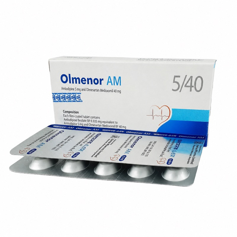 Olmenor Plus 5/40mg 10Pcs - Buy Online in Bangladesh | ePharma