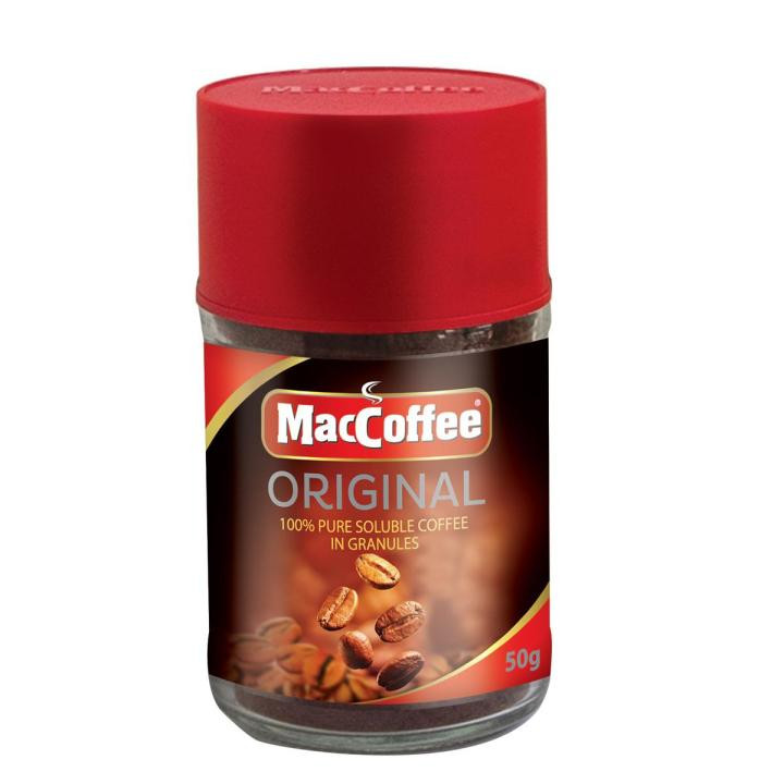 MacCoffee Original 100% Pure Soluble Coffee Granules 50g - Buy Online in Bangladesh | ePharma