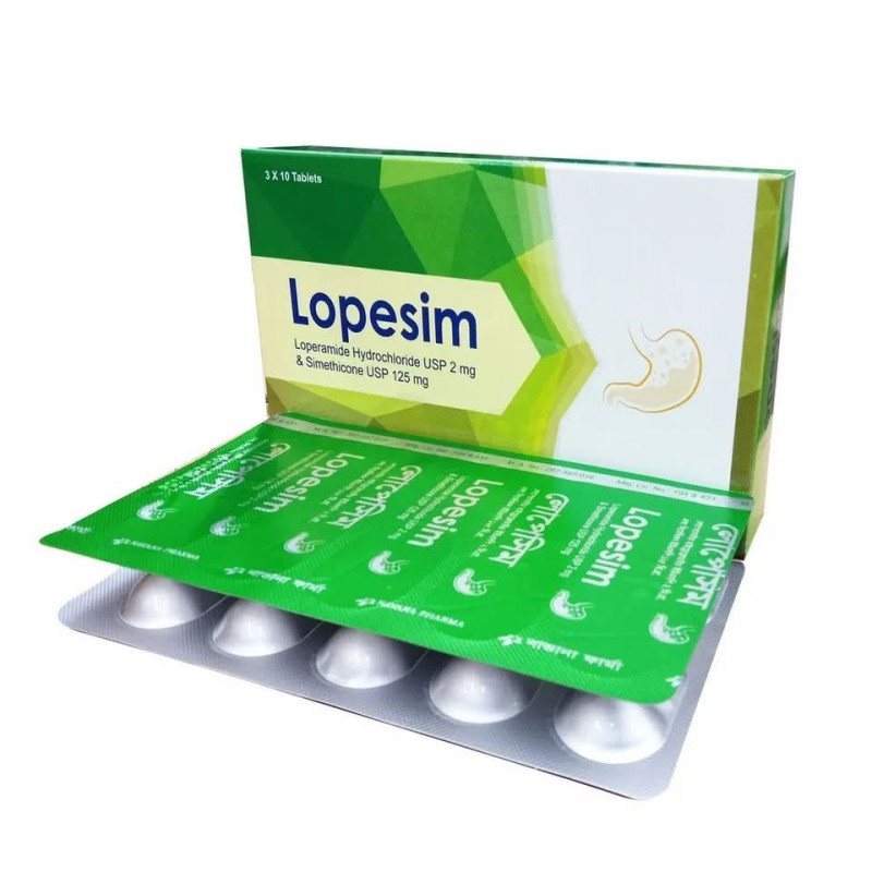 Lopesim 2mg+125mg Tablet - Buy Online in Bangladesh | ePharma