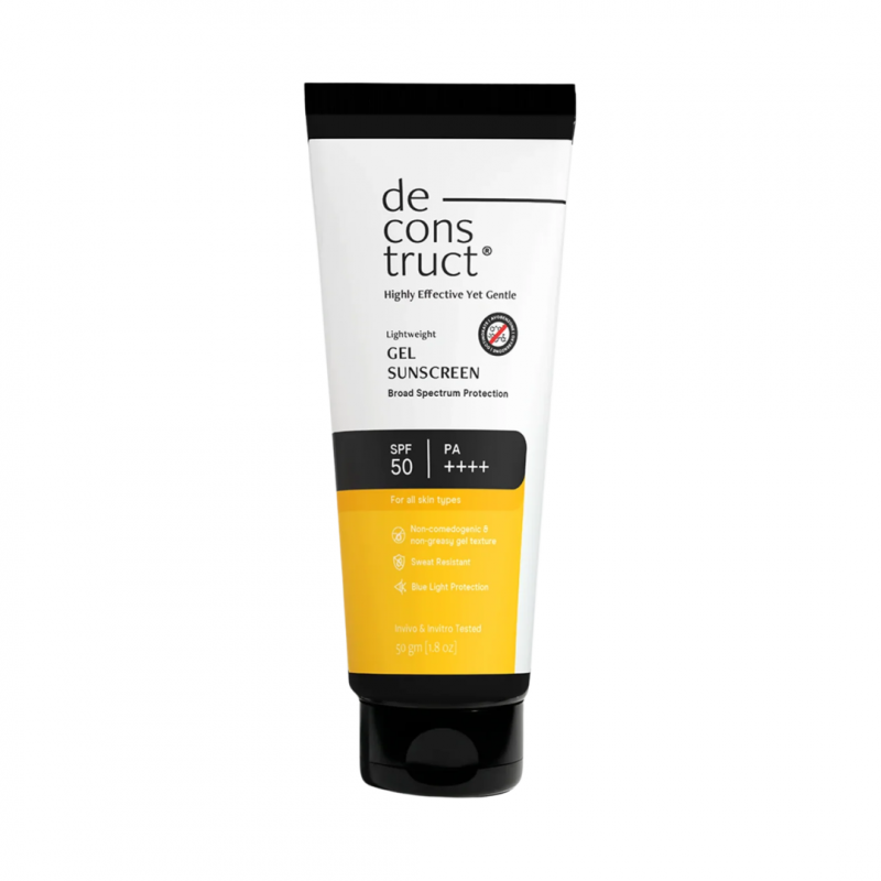 Deconstruct Lightweight Gel Water Resistant Sunscreen for Oily Skin SPF 50+ PA+++ 50g - Buy Online in Bangladesh | ePharma