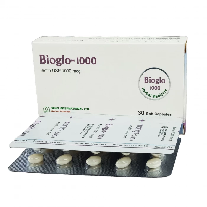 Bioglo 1000mcg Soft Capsule
