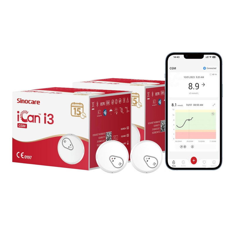 Sinocare iCan i3 Continuous Glucose Monitor (CGM) - Buy Online in Bangladesh | ePharma