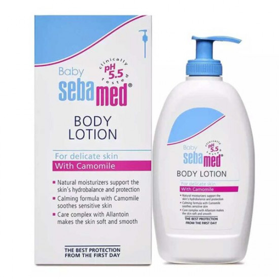 Sebamed Baby Body Lotion for Delicate Skin with Camomile 400ml Pump