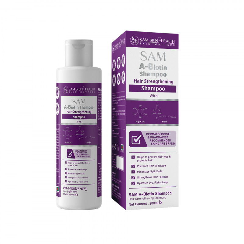 Sam A-Biotin Shampoo 200ml - Buy Online in Bangladesh | ePharma