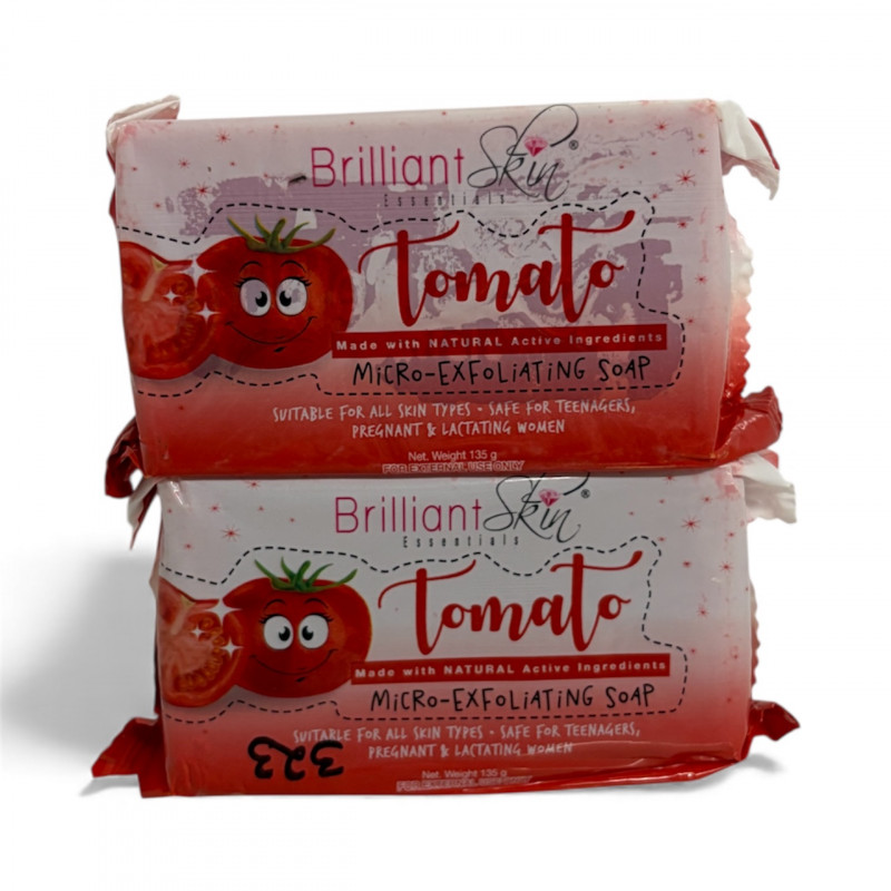 Brilliant Skin Tomato Micro Exfoliating Soap For All Skin 135g