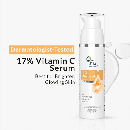 Fixderma 17% Vitamin C Face Serum 30g