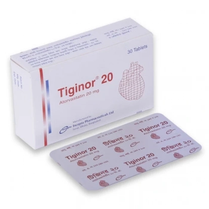 Tiginor 20mg Tablet 30pcs Box