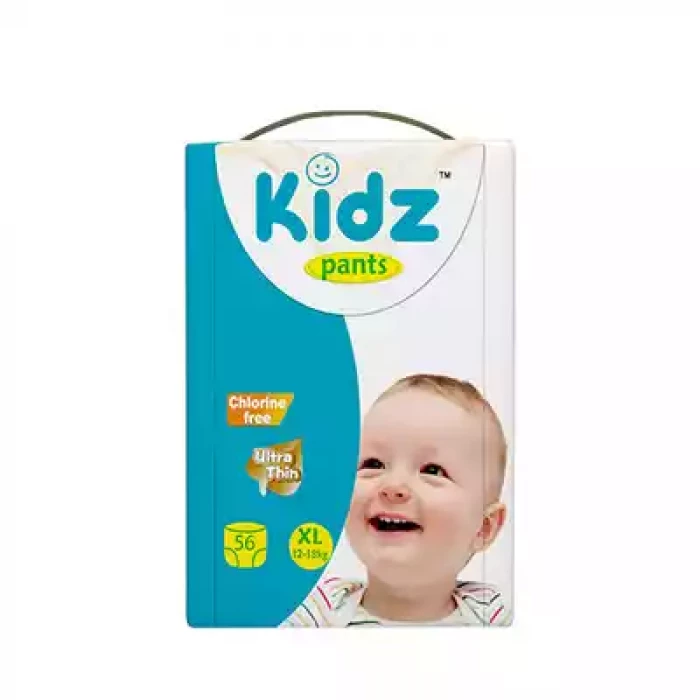 Kidz Baby Pant Diaper XL (12-18 kg)-56pcs